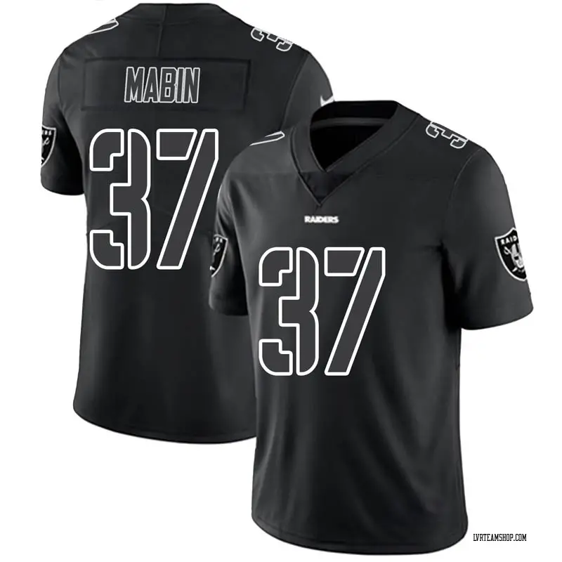 Men's Dylan Mabin Las Vegas Raiders Jersey - Black Impact Limited