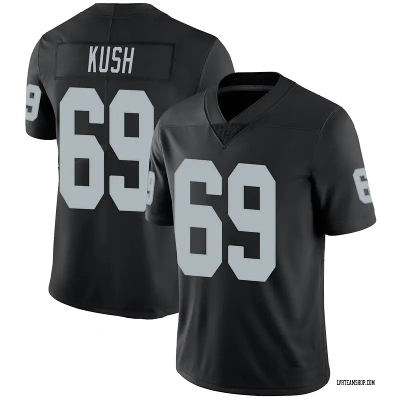 Men's Eric Kush Las Vegas Raiders 100th Vapor Jersey - Black Limited