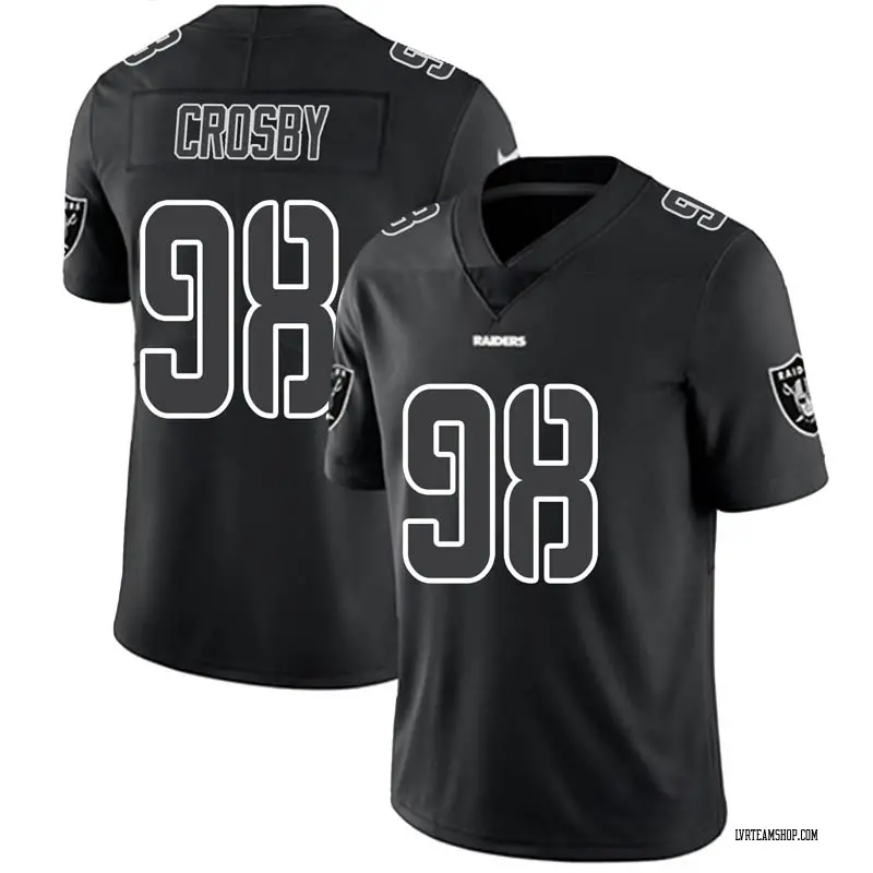 NFL PRO LINE Men's Maxx Crosby Black Las Vegas Raiders Big & Tall Player  Jersey