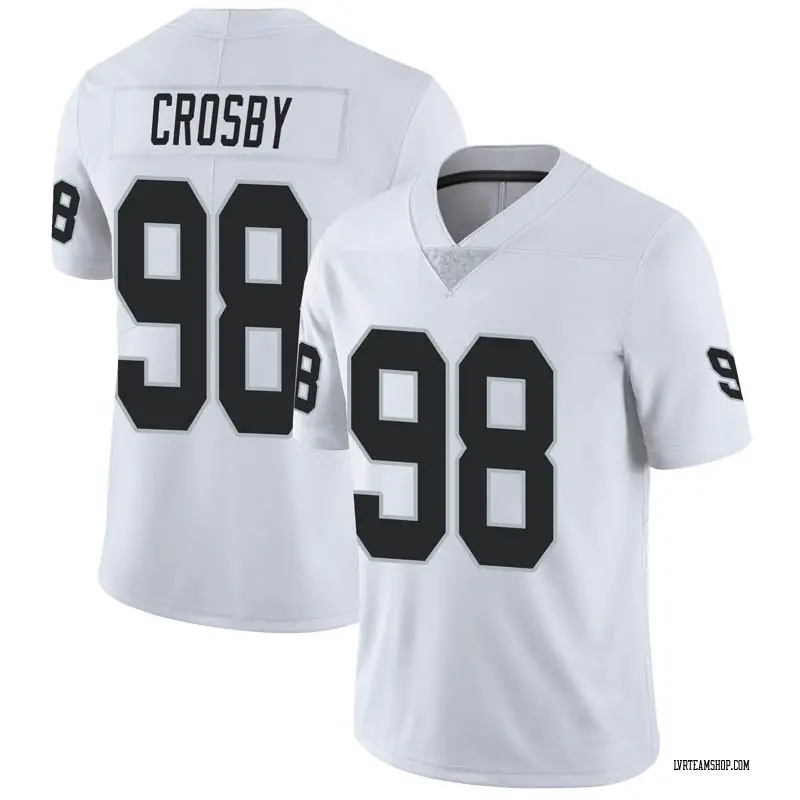 maxx crosby jersey stitched