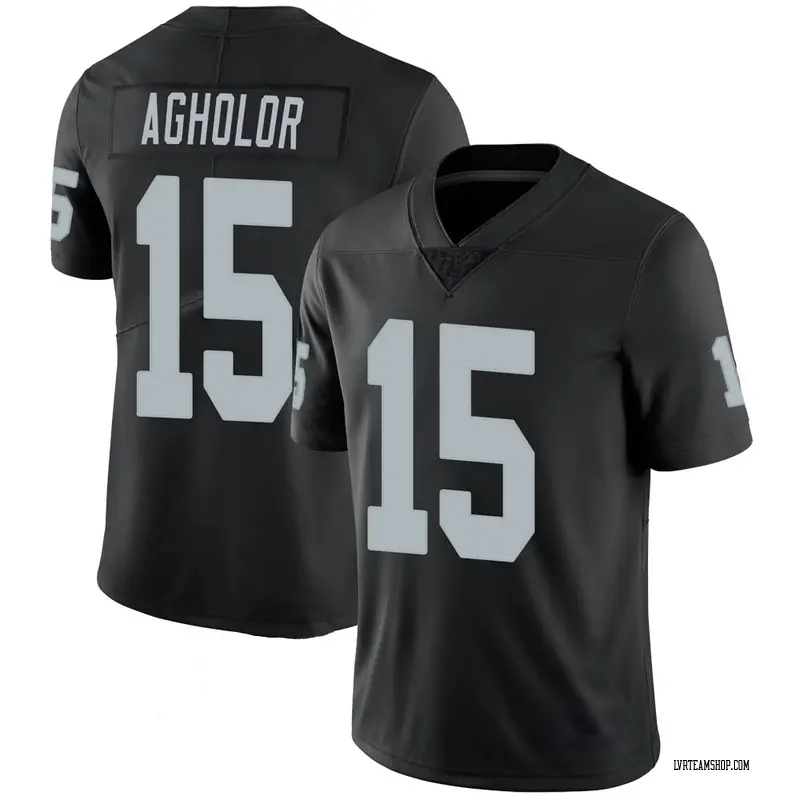 Men's Nelson Agholor Las Vegas Raiders 100th Vapor Jersey - Black Limited