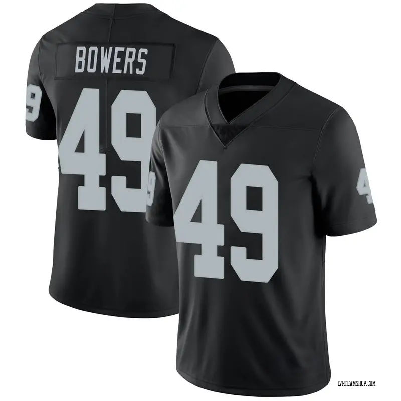 Men's Nick Bowers Las Vegas Raiders Team Color Vapor Untouchable Jersey ...