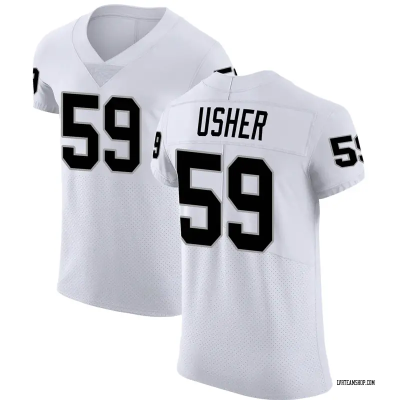 Men's Nick Usher Las Vegas Raiders Vapor Untouchable Jersey - White Elite