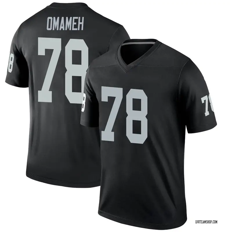 Men's Patrick Omameh Las Vegas Raiders Jersey - Black Legend