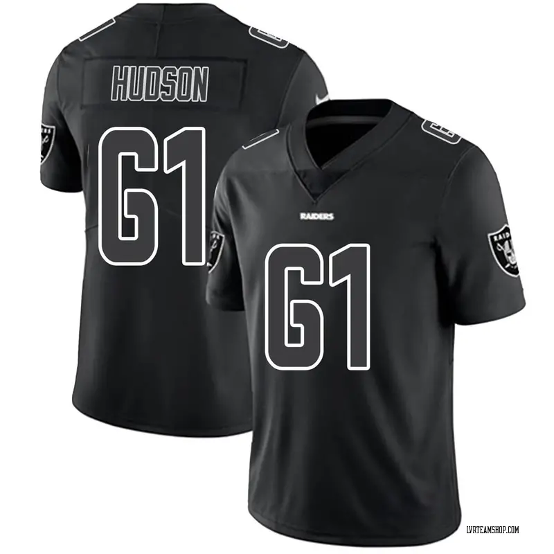 Men's Rodney Hudson Las Vegas Raiders Jersey - Black Impact Limited