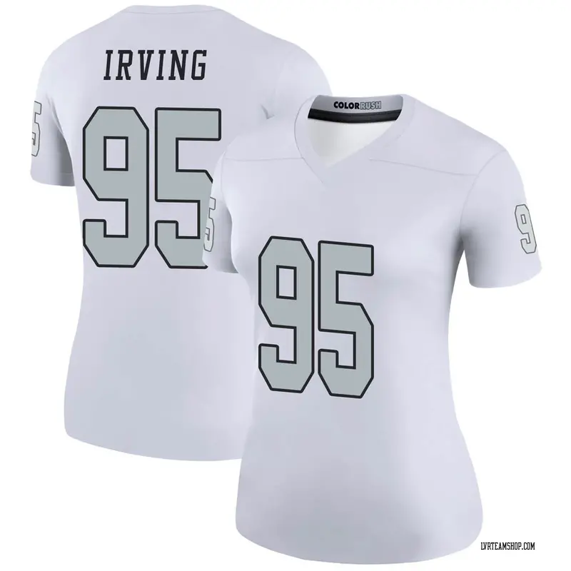 Women's David Irving Las Vegas Raiders Color Rush Jersey - White Legend