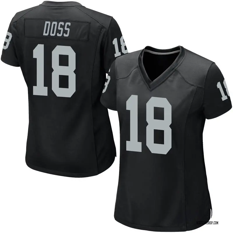 Women's Keelan Doss Las Vegas Raiders Team Color Jersey - Black Game