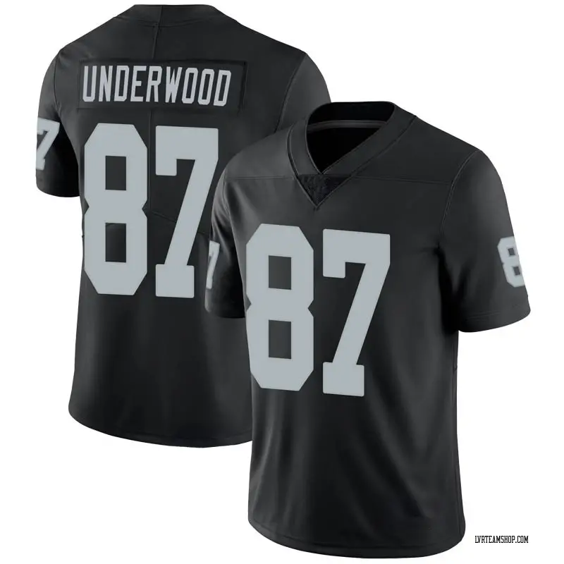 Youth Colton Underwood Las Vegas Raiders 100th Vapor Jersey - Black Limited