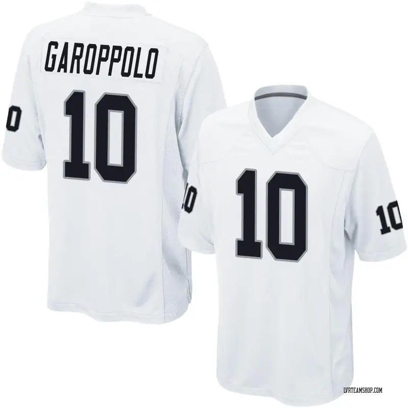 MENS LAS VEGAS RAIDERS JIMMY GAROPPOLO #10 BLACK JERSEY – PHRESHC0