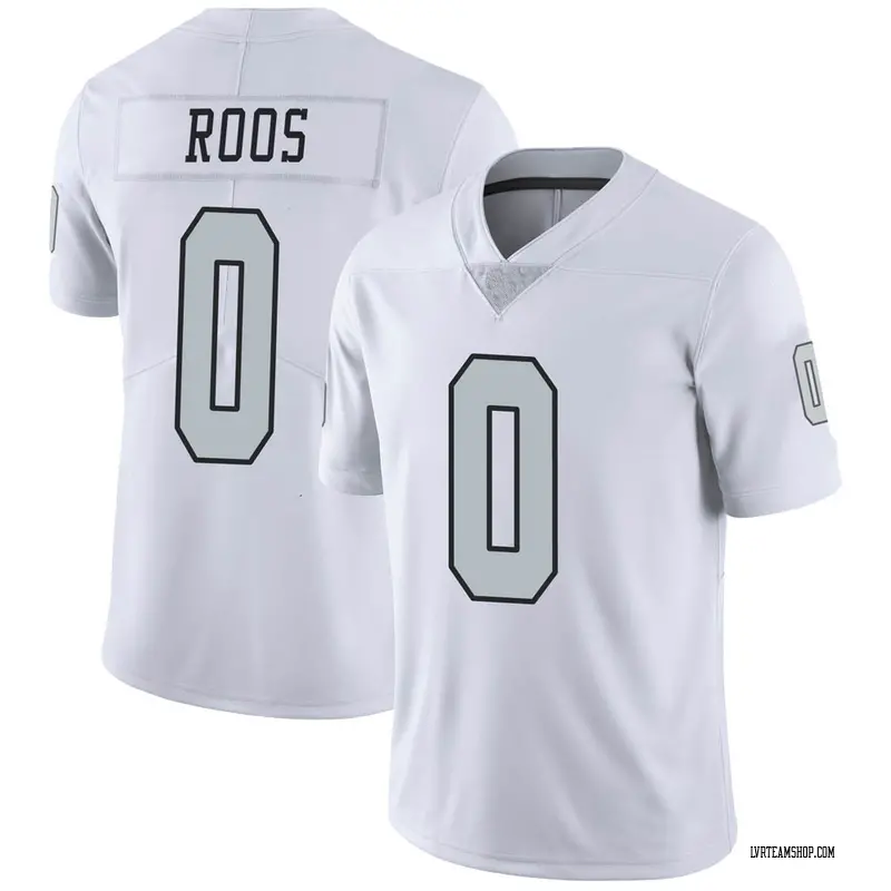 Youth Jordan Roos Las Vegas Raiders Color Rush Jersey - White Limited