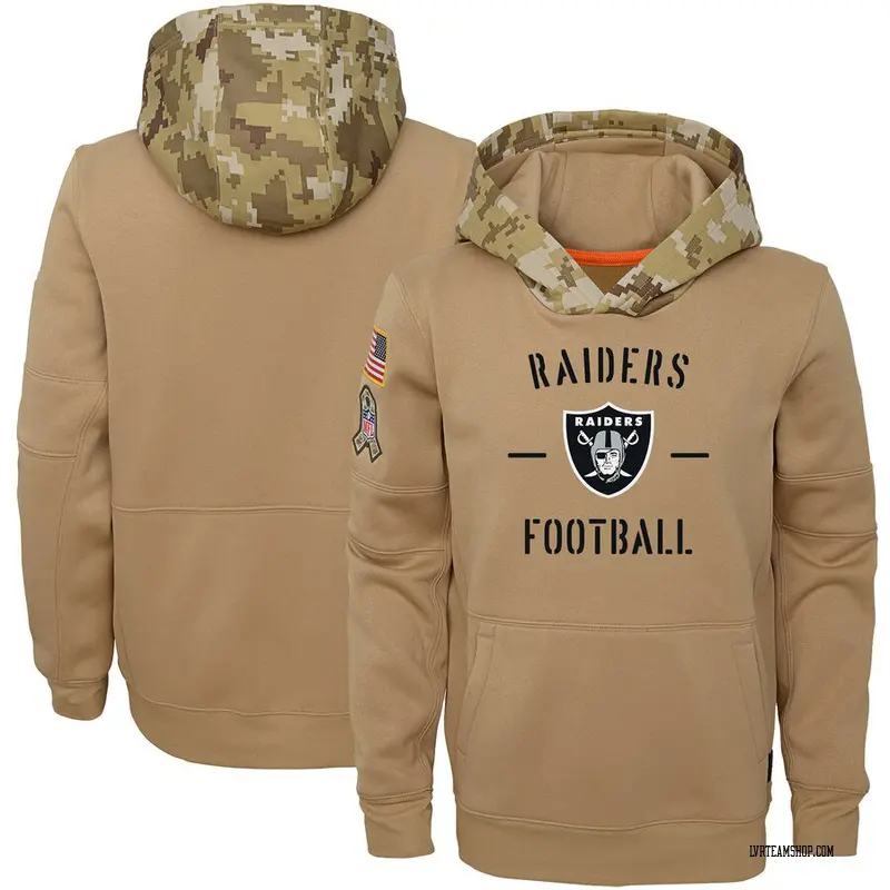 raiders salute to service hoodie