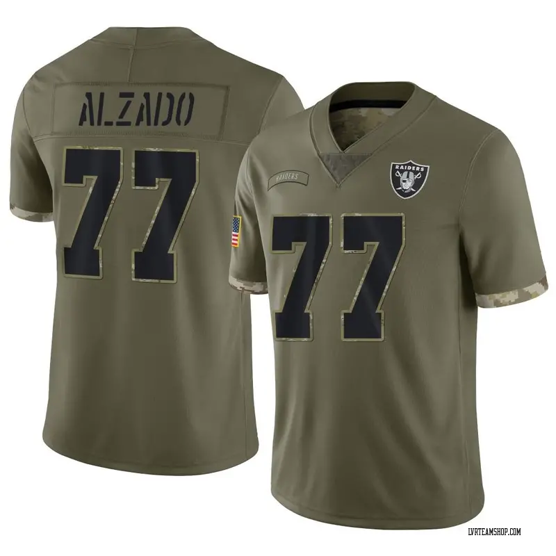 Lyle Alzado Las Vegas Raiders Men's Name & Number Logo T-Shirt - Ash