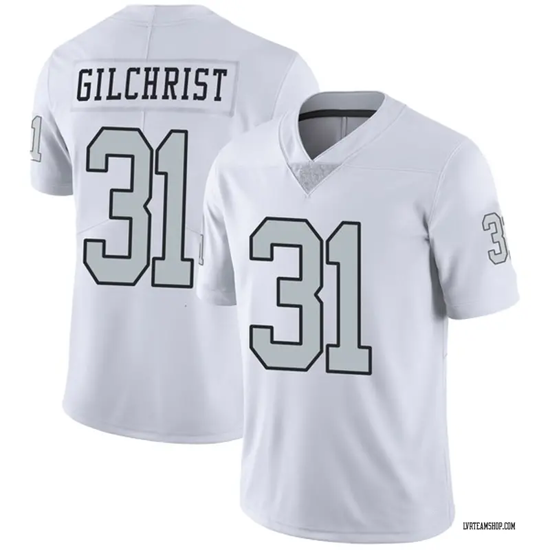 Youth Marcus Gilchrist Las Vegas Raiders Color Rush Jersey - White Limited